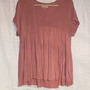 Blush Baby Doll Tee
